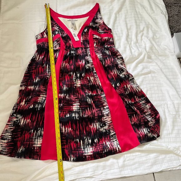 Laundry by Shelli Segal Silk Print Dress sz 12 - Picture 6 of 7